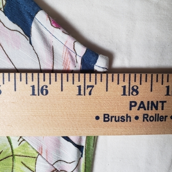 J.Jill Blue Multicolored Floral Sleeveless Summer Dress Sz XS - Picture 9 of 9